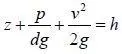 Bernoulli's theorem equation